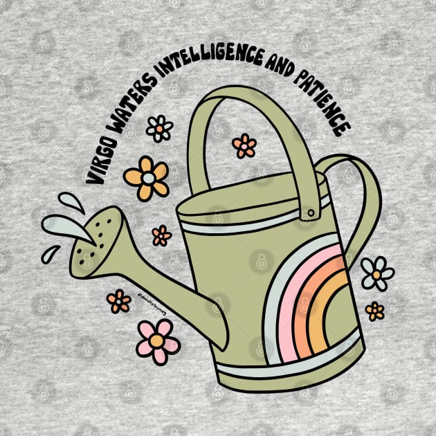 Virgo Watering Can by Doodle by Meg